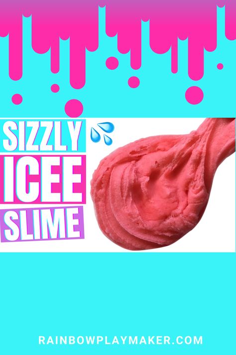 Icee Slime Recipes, Icee Slime Recipe, How To Make Icee Slime, Slime Easy, Icee Slime, Types Of Slime, Slime For Kids, Clear Slime, How To Make Slime