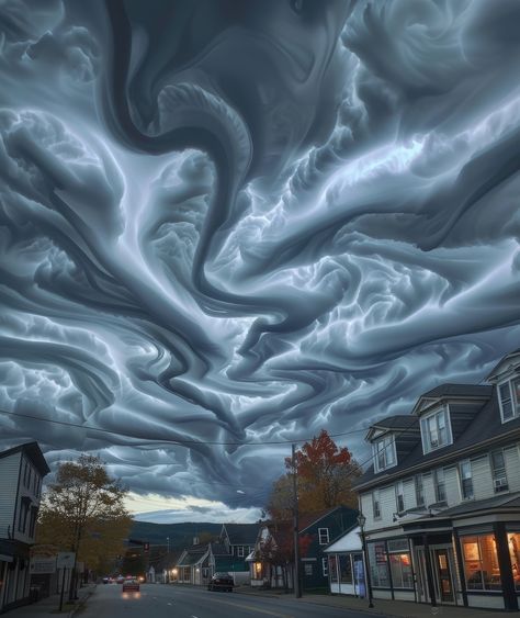 Asperatus Clouds, Undulatus Asperatus, Weather Cloud, Fantasy Island, My Fantasy World, World Photography, Surreal Art, Fantasy World, Great Photos