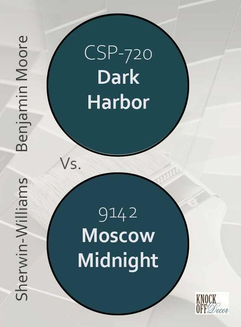 Midnight In The Tropics Behr Bedroom, Dark Teal Blue Paint Color, Dark Harbour Benjamin Moore, Benjamin Moore Dark Harbor Color Palette, Dark Teal Wall Paint, Paint Colors For Large Living Room, Bm Dark Harbor, Dark Blue Green Walls, Dark Harbor Paint