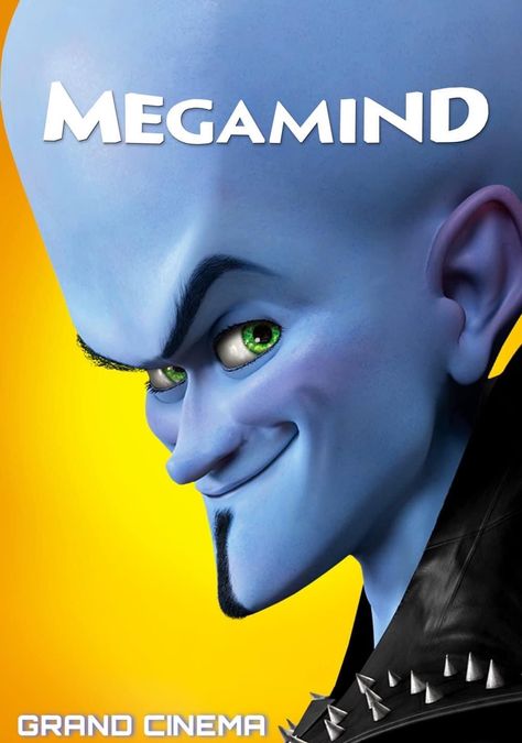 Megamind Movie, Metro Man, Animated Movie Posters, Movie Poster Frames, Jonah Hill, Will Ferrell, Tina Fey, Animation Movie, Dreamworks Animation