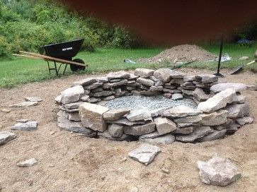 Pure Stone Hearth Pit - rustic - panorama - boston. >>> Take a look at even more by clicking the photo Fire Pit Rustic, Natural Stone Fire Pit, Natural Fire Pit, Diy Fire Pit Ideas, Fire Pit Gallery, Fire Pit With Rocks, Fire Pit Materials, Rustic Fire Pits, Outdoor Fire Pit Designs