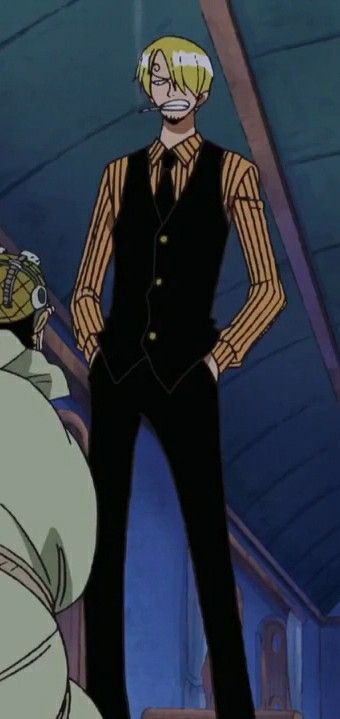 Sanji In Dress, Sanji Outfit One Piece, Men In Suits Reference, Sanji Waist, Sanji Water 7, Sanji Outfit, Sanji Pre Timeskip, Cosplay Sanji, One Piece Character Design