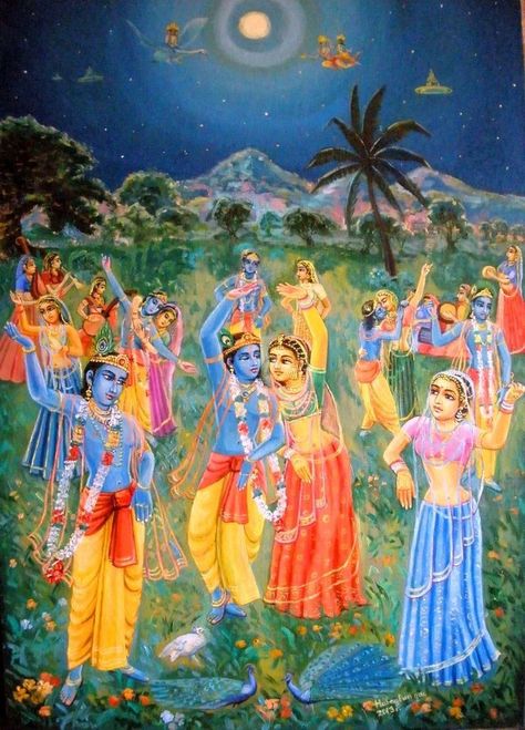 Sharad Poonam, Raas Leela, Krishna Birthday, Digital Graphics Art, Iskcon Krishna, Shri Radhe, Indian Art Gallery, Sri Radha, Little Krishna