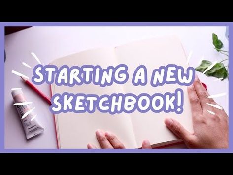 (15) Starting A New Sketchbook + Tips | Draw With Me! - YouTube Start A Sketchbook, Sketchbook Tips, New Sketchbook, Draw With Me, Sketchbook Drawing, Talk About, To Start, Sketch Book, It Works