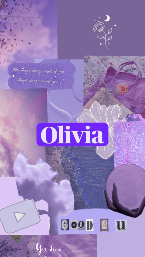 Olivia Aesthetic Name, Olivia Core Aesthetic Wallpaper, Wallpaper Name Aesthetic, Olivia Wallpaper, Olivia Name, Wallpaper Name, Olivia Aesthetic, Lilac Wallpaper, Aesthetic Name