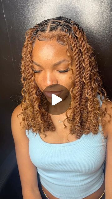 @donebyjami on Instagram: "Invisible Locs 😍😍😍😍" Light Brown Invisible Locs, Color 30 Invisible Locs, Invisible Locs Bob With Color, Honey Brown Invisible Locs, Two Strand Invisible Locs, Large Invisible Locs, Color Invisible Locs, Invisible Locs Blonde, Medium Invisible Locs