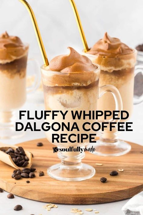 Fluffy Whipped Dalgona Coffee was made famous on TikTok, but it has been around for much longer. And my take on this recipe is both easy and delicious. Keto Sweetener, Whipped Coffee Recipe, Coffee Tips, Whipped Coffee, Viral On Tiktok, Delicious Coffee, Green Coffee Bean, Coffee Recipe, Coffee Uses