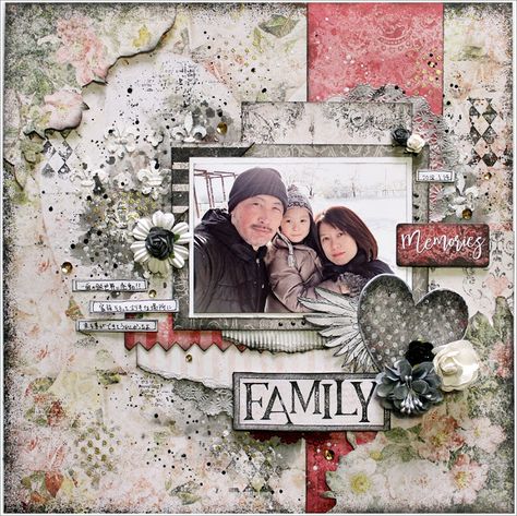 Clipboard Crafts, Scrapbook Family, Family Layout, Beautiful Scrapbook Layouts, Blue Fern Studios, Whimsy Art, Lay Outs, Scrapbooking Tools, Blue Fern