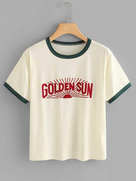 Retro Tee, Ringer Tee, Women T Shirts, Fashion News, Mens T, Shirt Designs, Graphic Tees, Tee Shirts, Cute Outfits