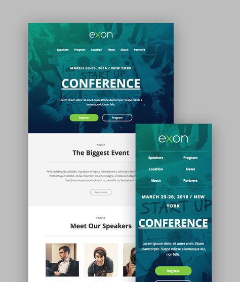 Exon - Responsive Email Newsletter Template Mailchimp Newsletter Design, Mailchimp Design, Newsletter Template Mailchimp, Mailing Design, Email Template Mailchimp, Mail Chimp Templates, Newsletter Inspiration, Mailer Design, Email Template Design