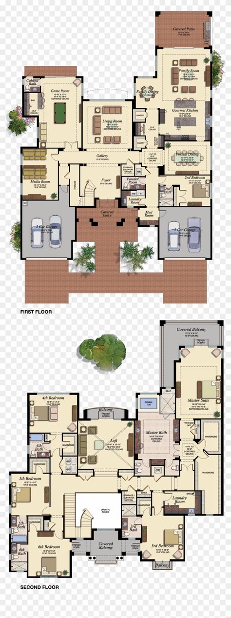 2 Storey Floor Plan - 2 Storey Floor Plan For 6 Bedroom House Clipart 2 Storey Floor Plan, U Shaped House Plans, U Shaped Houses, 6 Bedroom House Plans, Modern House Floor Plans, Pool House Plans, House Clipart, Mansion Floor Plan, 6 Bedroom House