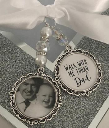 Bridal Charms, Wedding Remembrance, Memory Gifts, Wedding Bouquet Charms, Memorial Ideas, Blue Bride, Bouquet Charms, In Memory Of Dad, Future Wedding Plans