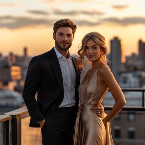 Chic Engagement Photoshoot Ideas: Capture Stunning Moments – Tips Inside - Yeah Weddings Date Photoshoot Ideas, Save The Date Photoshoot Ideas, Save The Date Photoshoot, Date Photoshoot, Rooftop Engagement Photos, Rooftop Engagement, Engagement Photoshoot Ideas, Engagement Pic, Creative Poses