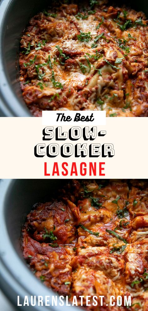 Lasagna Crockpot, Crockpot Lasagne, Slow Cooker Lasagne, Lasagna Recipe Slow Cooker, Classic Lasagna Recipe, Crockpot Lasagna, Slow Cooker Lasagna, Lasagne Recipes, Easy Pasta Dinner