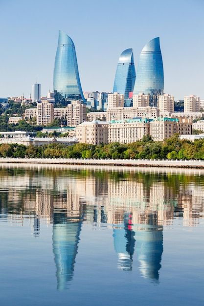 Baku City, Fairmont Hotel, Iconic Buildings, Historical Place, Azerbaijan, Baku, Canvas Home, Vector Photo, Cool Places To Visit