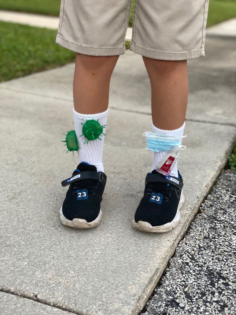 #crazysocksday #coronasocks #creativemom #nursemom #bosslady #macysshopping #bathandbodyworks #homedepotdiy Crazy Socks Day At School For Boys, Funky Socks Day At School, Diy Crazy Socks For School, Crazy Socks Boys, Crazy Socks Day Diy, Crazy Socks Day At School, Crazy Sock Day Ideas, Crazy Socks Day, Crazy Socks For Kids