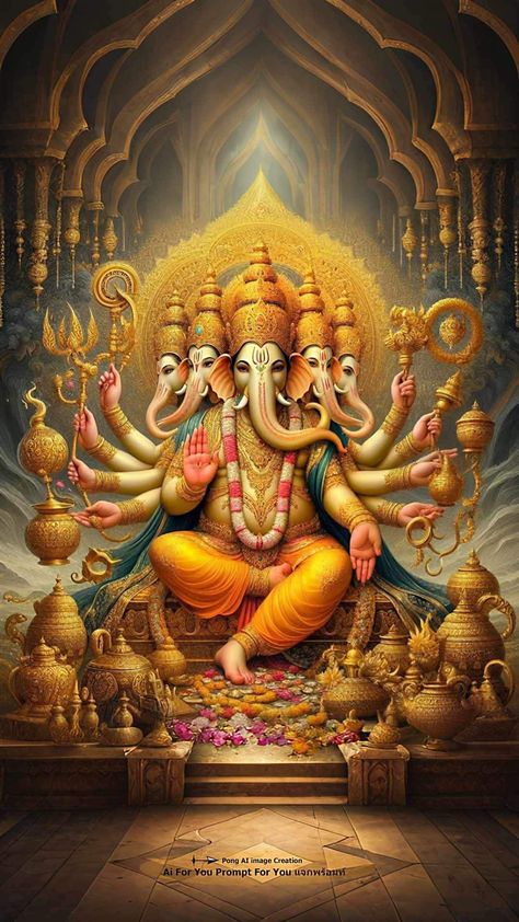 Ganapathi Images, God's Wallpaper, Lord Ganesha Images, Ganpati Images, Ganesha Wallpaper, Ganesha God, Photos Of Ganesha, Jay Mataji, Ganapati Bappa