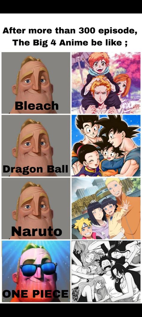 Big 4 Anime, Boruto Himawari, Sanji Chopper, The Big 4, Luffy And Hancock, Gohan And Goten, One Piece Crossover, One Piece Theme, Zoro And Robin