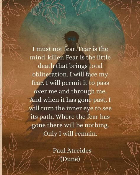 Dune Quotes, Fear Is The Mind Killer, Dune Film, Dune Book, Wallpaper Dog, Dune Art, Killer Quote, Paul Atreides, Quote Wallpaper