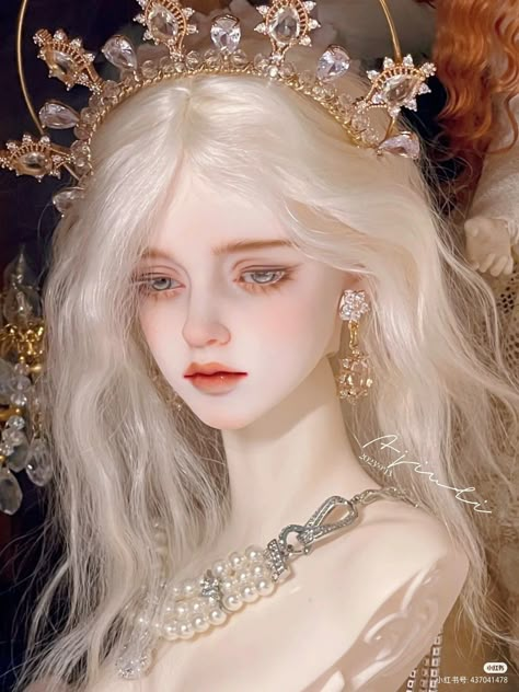 Anastasia Fanart, 얼굴 그리기, Doll Aesthetic, Hair Tips Video, Fantasy Hair, Doll Makeup, Unique Dolls, Anime Dolls, Pretty Dolls