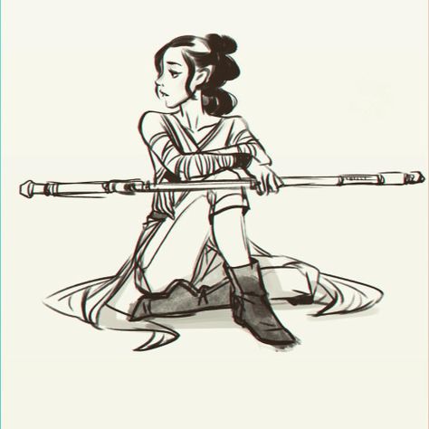 Lucas Arts, Episode Vii, Star Wars Drawings, Rey Star Wars, Daisy Ridley, Bad Feeling, Force Awakens, Love Stars, Art And Illustration