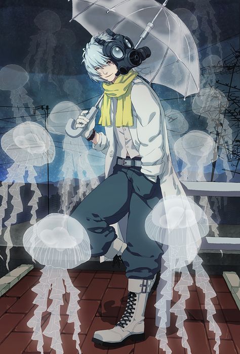 Pinterest Clear Dmmd, Nitro Chiral, The Garden Of Words, I Love Anime, Visual Novel, Jellyfish, Manga Art, Game Art, Anime Boy