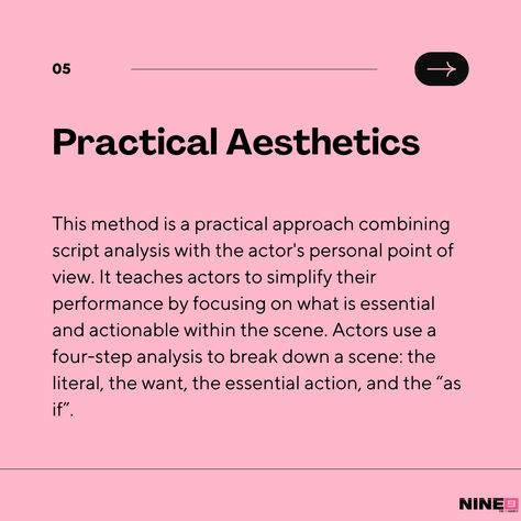 Find your method to the madness of acting in our breakdown of the top techniques used in the industry 🙌 #actingtechniques #actingtips Acting Class Aesthetic, Acting Lines, Directing Tips, Memorization Techniques Acting, Lines To Practice Acting, Practice Your Acting, Acting Monologues To Practice, Drama Gcse, Theatre Tips Acting