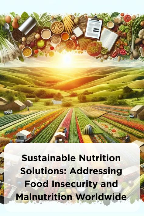 Sustainable Nutrition Solutions: Addressing Food Insecurity and Malnutrition Worldwide Sustainable Nutrition, Global Mental Health, World Food Programme, Wellness Apps, Support Local Farmers, Food Insecurity, Sustainable Agriculture, Environmental Conservation, Nutrient Rich Foods