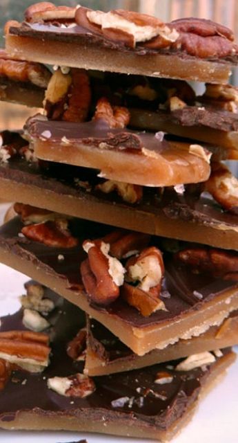 Ghirardelli English Toffee Recipe Cook Beautiful, English Toffee Recipe, Ghiradelli Chocolate, Toffee Bark, Toffee Recipe, Caramel Toffee, English Toffee, Ghirardelli Chocolate, No Bake Bars