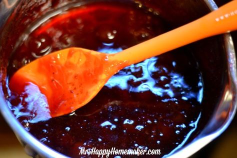 Cherry Glaze Recipe, Cherry Glazed Ham, Ham Sauce, Mrs Happy Homemaker, Ham Recipes Baked, Cherry Glaze, Ham Glaze Recipe, Cherry Sauce, Glazed Ham