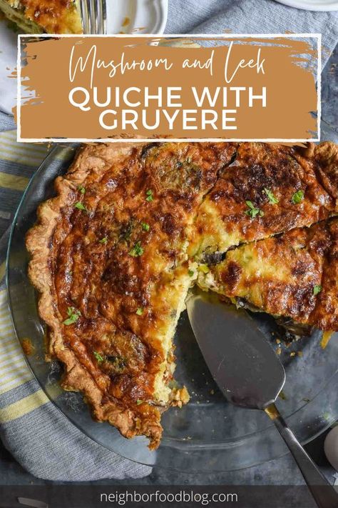 Deep Dish Quiche, Unique Sandwich Recipes, Leek Quiche, Dip Recipes Appetizers, Bacon Quiche, Quick And Easy Appetizers, Spring Brunch, Perfect Brunch, Easy Lunch Recipes