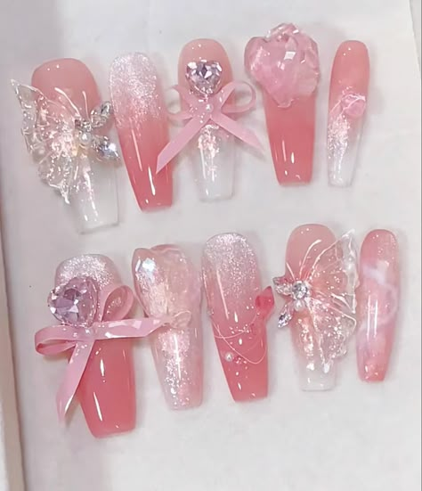 Pink Wedding Nails, Fake Nails Designs, Asian Nails, Girly Acrylic Nails, Blush Nails, Pretty Gel Nails, Really Cute Nails, Cute Gel Nails, Soft Nails