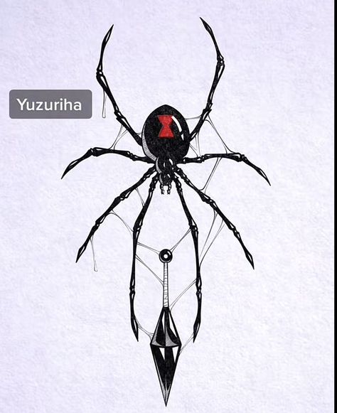 Black Widow Neck Tattoo, Skull Moth Tattoo Design, Black Widow Spider Drawing, Spider Aesthetic, Spider Icon, Spider Tattoos, Black Widow Tattoo, Red And Black Spider, Moth Tattoo Design