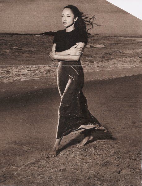 Sade on the beach Sade Adu, Quiet Storm, Diamond Life, Vintage Black Glamour, Marvin Gaye, Easy Listening, Soul Music, Black Is Beautiful, The Wind