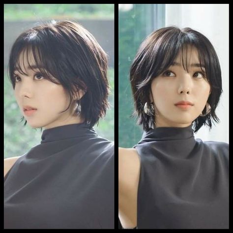 2 Layer Short Hair, Jooshica Hair, Oblong Face Short Hair, Short Round Haircut, Japanese Girl Haircut, Japanese Pixie Cut, Shizuku Haircut, Japanese Short Hair Round Face, Short Japanese Haircut