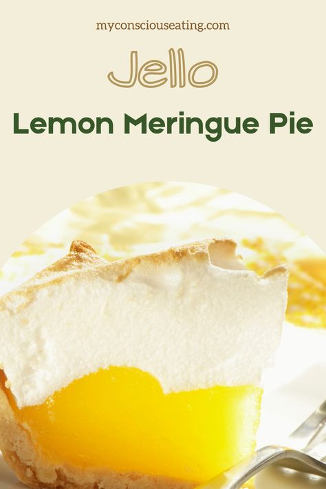 Vibrant lemon pie Lemon Meringue Pie Jello Pudding, Lemon Meringue Pudding, Lemon Meringue Pie Recipe With Jello Pudding, Lemon Meringue Pie Using Jello Pudding, Crustless Lemon Meringue Pie, Easy Lemon Meringue Pie Recipe Simple, Jello Lemon Meringue Pie Recipe, Old Fashioned Lemon Meringue Pie, Lemon Mirage Pie