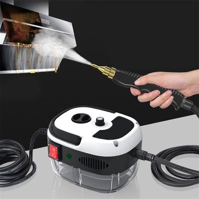 2500W High Pressure Steam Cleaner Household Cleaning System For Kitchen 3-5 bar. Features:Specification: Name: High Pressure Steam Cleaner; Material: Plastic&Metal; Voltage (V): 110V; Power (W): 2500W; Steam Duration: more than 30 Minutes; Type: Handhold; Color: White; Cleaner Type: Steam Cleaner; Steam Temperature: 100-130 ° C; Steam Pressure: 3bar. Specification: Water Consumption: 200-500ml/Min; Output Temperature: more than 100℃ (Max. Temperature: 130℃); Steam Tube Length: 98.5 in; Machine S Kitchen Range Hood, Steam Cleaner, Washer Machine, Kitchen Hoods, Household Cleaner, Kitchen Range, Cleaning Walls, Cleaning Appliances, Steam Cleaners