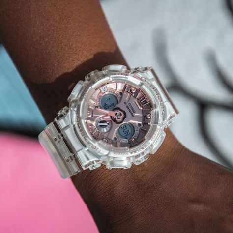 G Shock Watches Women Outfits, Casio G Shock Women, Gshock Watch Women, G Shock Watches Women, Casio Gshock, Watches Women Black, Museum Photography, Girly Phone Cases, Street Snap