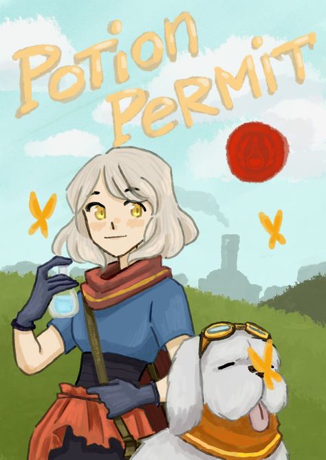 Potion Permit fanart Potion Permit Fanart, Potion Permit, Alchemy Stars, Gaming Memes, My Characters, Anime Games, Alchemy, Random Things, Character Art