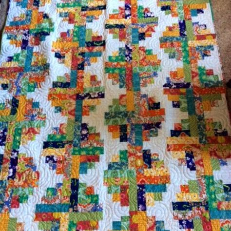 River Log Cabin River Log Cabin Quilt, Curved Log Cabin Quilt Pattern Free, Snake River Log Cabin Quilt Pattern, Uneven Log Cabin Quilts, Qayg Log Cabin Quilt As You Go, Canadian Quilts, Uneven Log Cabin Quilt Pattern, Double Irish Chain Quilt, Irish Chain Quilt