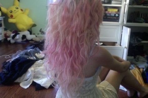 Long Pink Hair, Pink Hair, A Woman, Hair, Animals, Pink