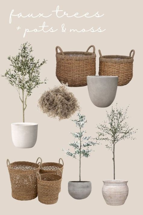 Indoor Tree Planter Pots, Olive Tree Pot Indoor, Faux Trees Indoor Decor, Faux Trees Indoor Living Room, Olive Tree Living Room, Faux Olive Tree Indoor, Olive Tree Pot, Olive Trees In Pots, Indoor Plants Styling Living Rooms