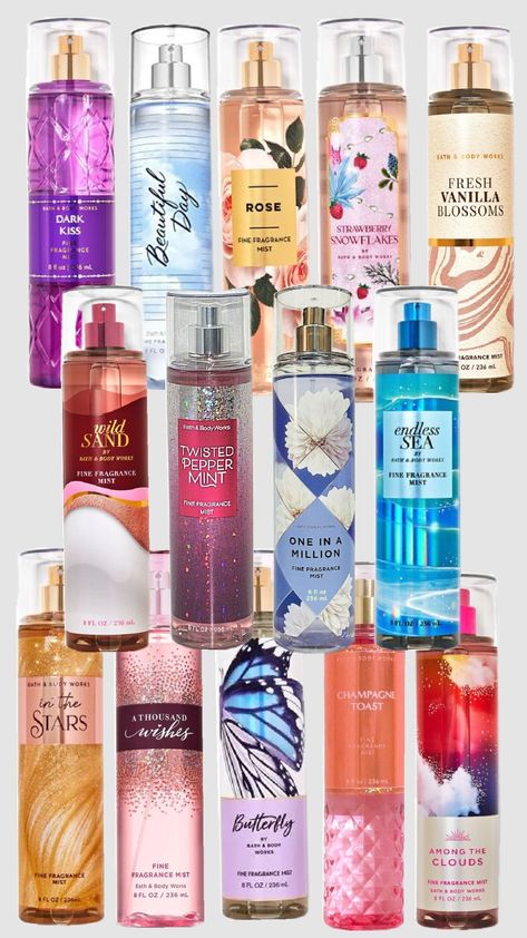 Bath and Body Works body mist Bath And Body Work, Perfume Collection Fragrance, Bath And Body Works Perfume, Shower Skin Care, Black Love Art, Body Care Routine, Bath And Bodyworks, Best Perfume, Perfume Collection