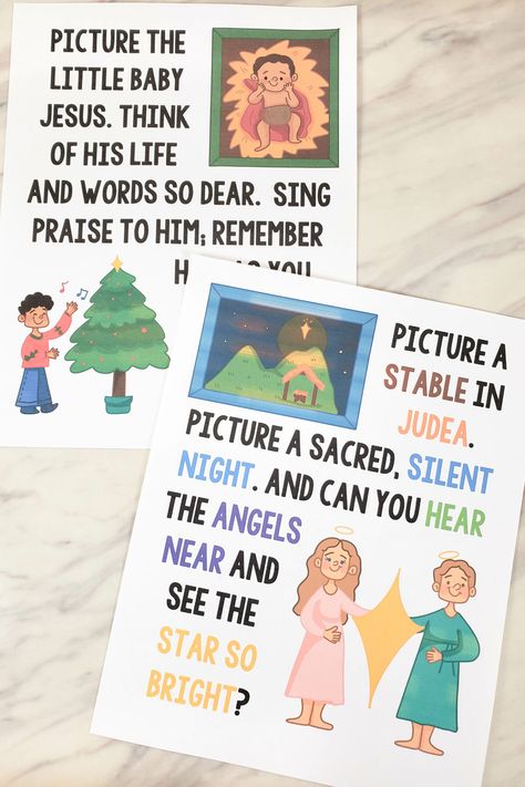 Lds Primary Christmas Singing Time Ideas, Christmas Primary Singing Time, Singing Time Lds Primary, Lds Primary Songs Flip Charts, Christmas Primary, Choose The Right Way Primary Song, Lds Primary Songs, Best Christmas Songs, Christmas Lyrics