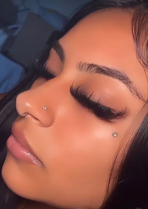 Face Piercings Cheek, Under Eye Piercing, Facial Dermal Piercing, Minimalist Hairstyles, Face Dermal Piercing, Back Dermal Piercing, Face Dermal, Dermal Piercing Jewelry, Microdermal Piercing