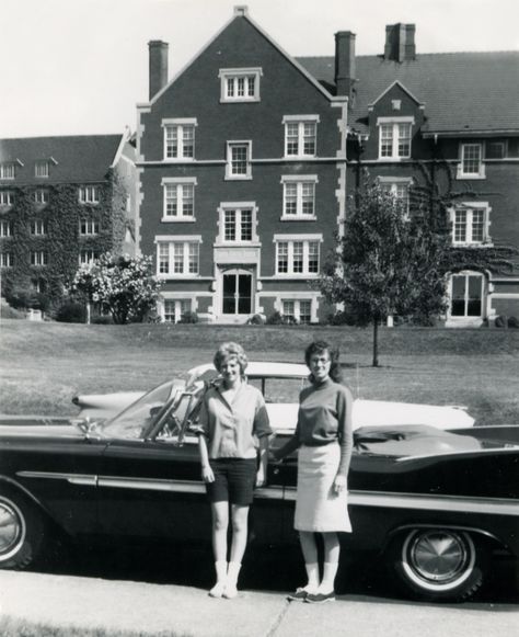 1950s Grove City College Grove City College, City College, Vintage Images, Pinterest Likes, Photo Galleries, Couple Photos, Cars