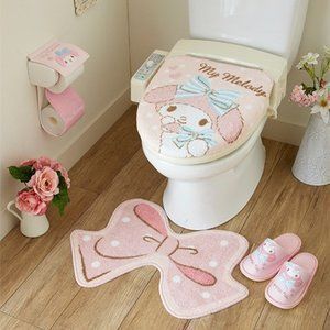 Sanrio Bathroom, Sanrio Decor, Hello Melody, Sanrio Bedroom, Concept Wallpaper, Hello Kitty Bathroom, Couleur Rose Pastel, Hello Kitty House, Sanrio Japan