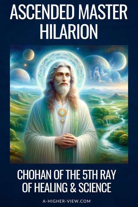 As Chohan of the 5th Ray, Ascended Master Hilarion’s teachings connect the realms of science and spirituality, suggesting a holistic approach to understanding and interacting with the world.  His teachings and energy are said to inspire intellectual curiosity, foster scientific inquiry, and promote deep healing on multiple levels – physical, emotional, mental, and spiritual.  #ascendedmaster #hilarion #theosophy #sevenrays Ascended Master Hilarion, Master Hilarion, Elizabeth Clare Prophet, Scientific Inquiry, Angelic Reiki, Energy Science, Spiritual Angels, Ancient Greek Philosophers, Deep Healing