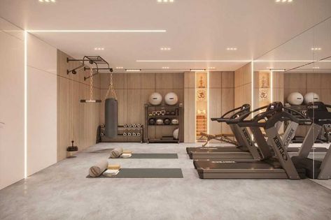 Gym Exterior, Gym Room Ideas, Modern Home Gym, Building A Home Gym, Home Gym Ideas, Luxury Gym, Home Gym Design Garage, Bedroom Inspirations Minimalist, Building A Home