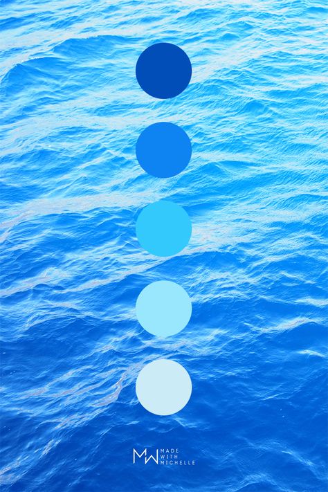 Rich blue color palette inspired by the Pacific Ocean nature. Photo taken on a snorkeling trip in Maui Hawaii. #colorscheme #logodesign #interiordesign #brandinginspiration #madewithmichelle Blue Color Pallet, Bio Pool, Natural Color Palette, Ocean Nature, Blue Color Palette, Color Schemes Colour Palettes, Sea Colour, Blue Palette, Nature Color Palette